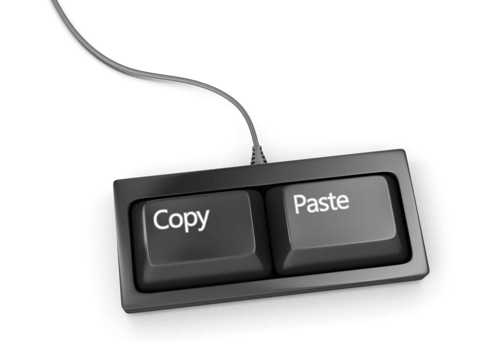 О copy/paste…